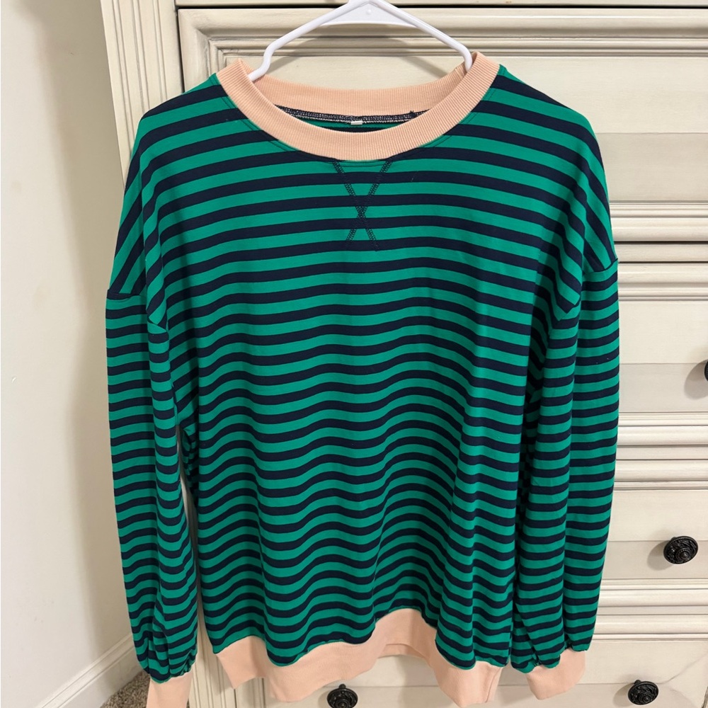 Striped Oversized Long Sleeve